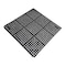 Rhino Mats E-Series Drainage Mat, Rubber, Drainage Holes, 3 ft W x 3 ft L, Black E3-3636B - alternate 8